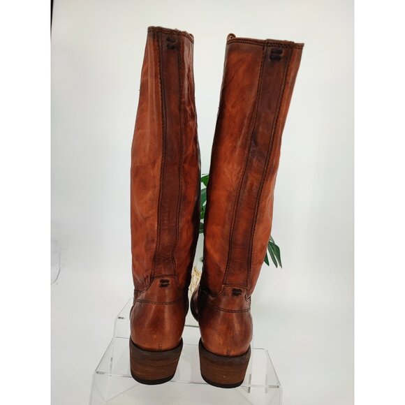 Frye Women's Brown Leather Tall Riding Boots Size 7B US - Picture 3 of 8